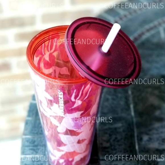 Starbucks Pink Floral Twist Cold Cup 24oz Venti NWT - Picture 5 of 9